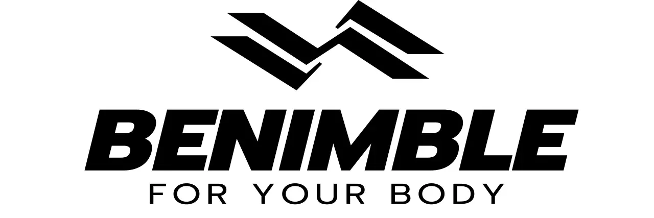 Clean design with a sleek black athletic company logo