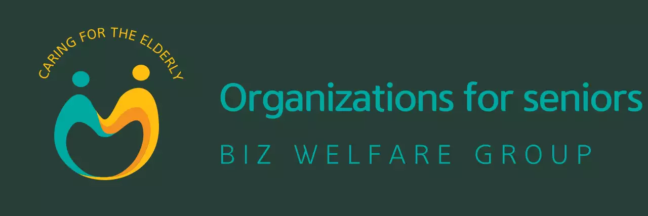 Design a one-line apron with the logo of a senior citizen or senior welfare organization.