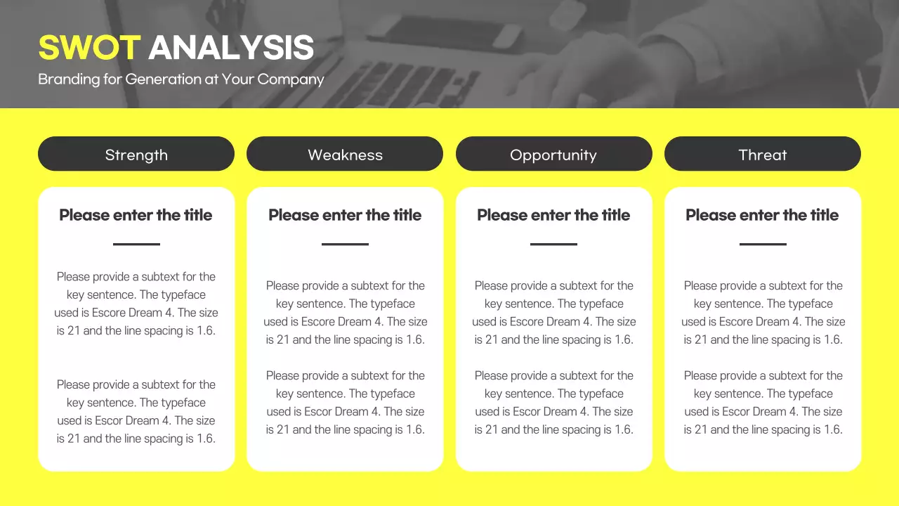 Yellow Modern Branding Promotion Presentation