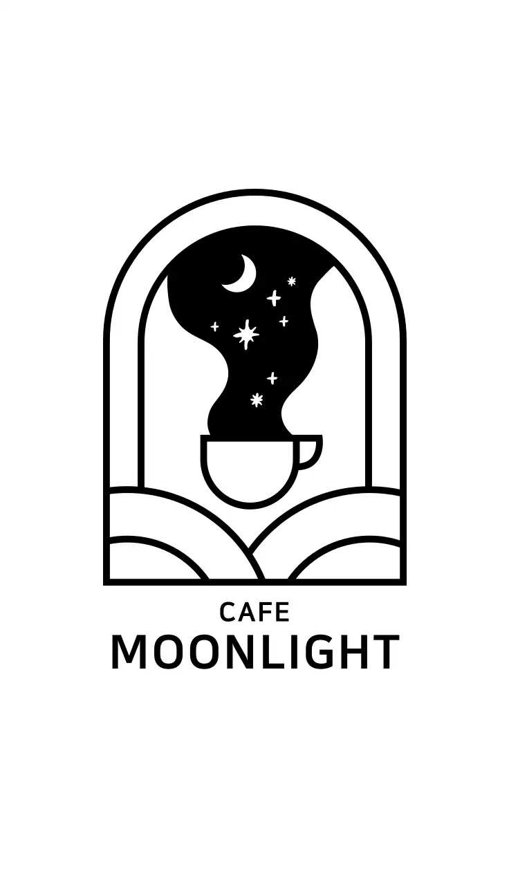 Ilustrasi Kopi Kartu nama ilustrasi kopi sederhana untuk sebuah kafe