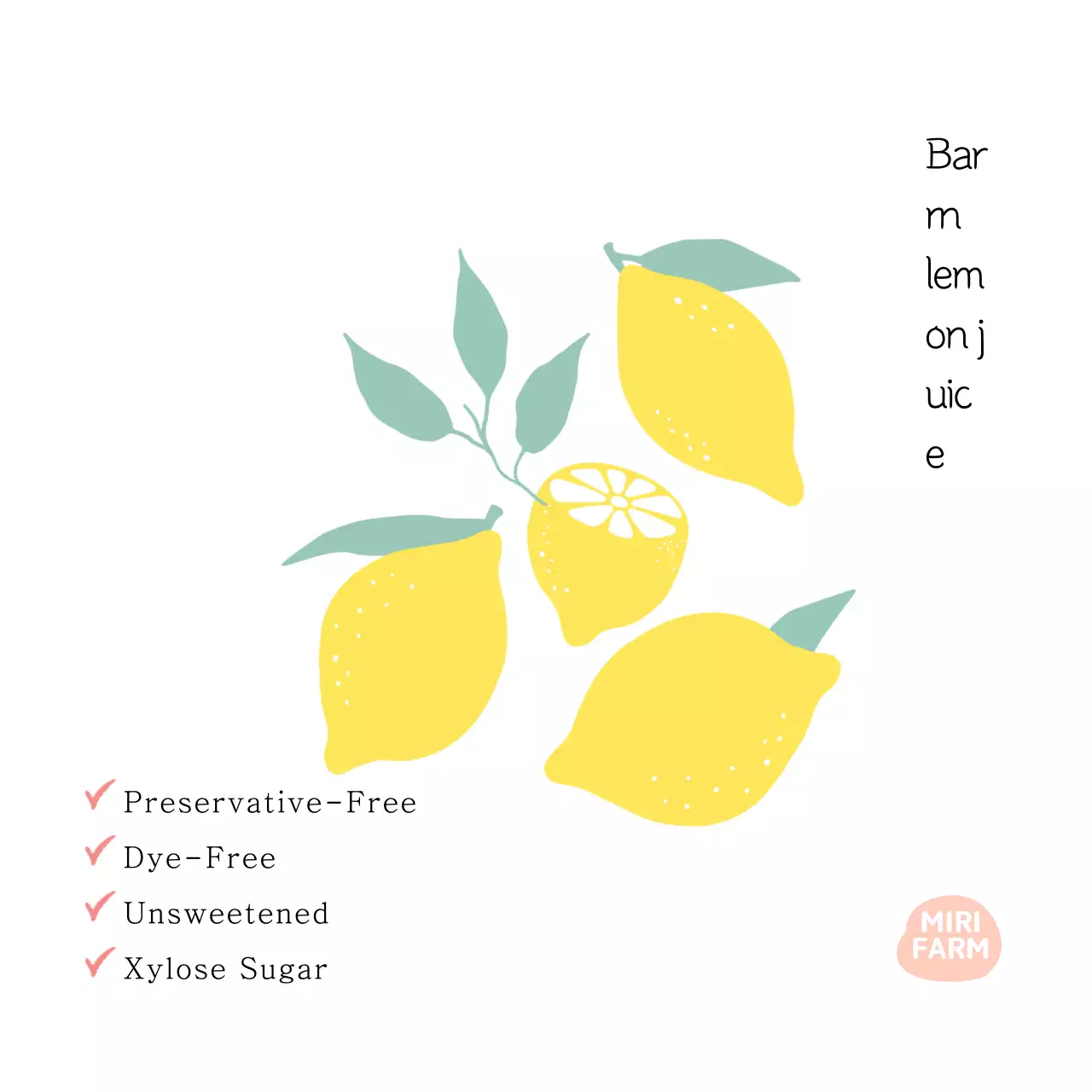 Postal ilustrado de limonada