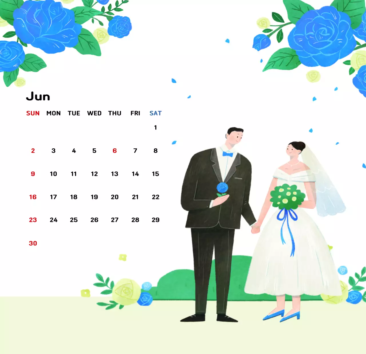 Lịch năm mới với hình ảnh minh họa ấm áp