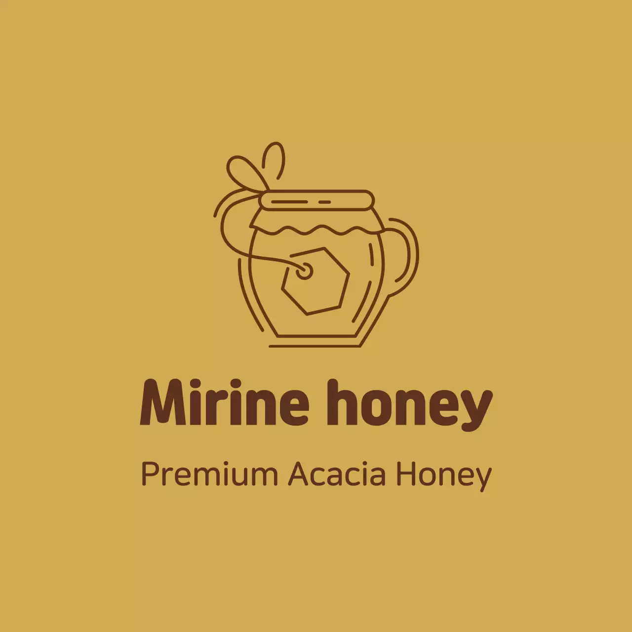 Minh họa màu nâu vàng nuôi ong gọn gàng mật ong 