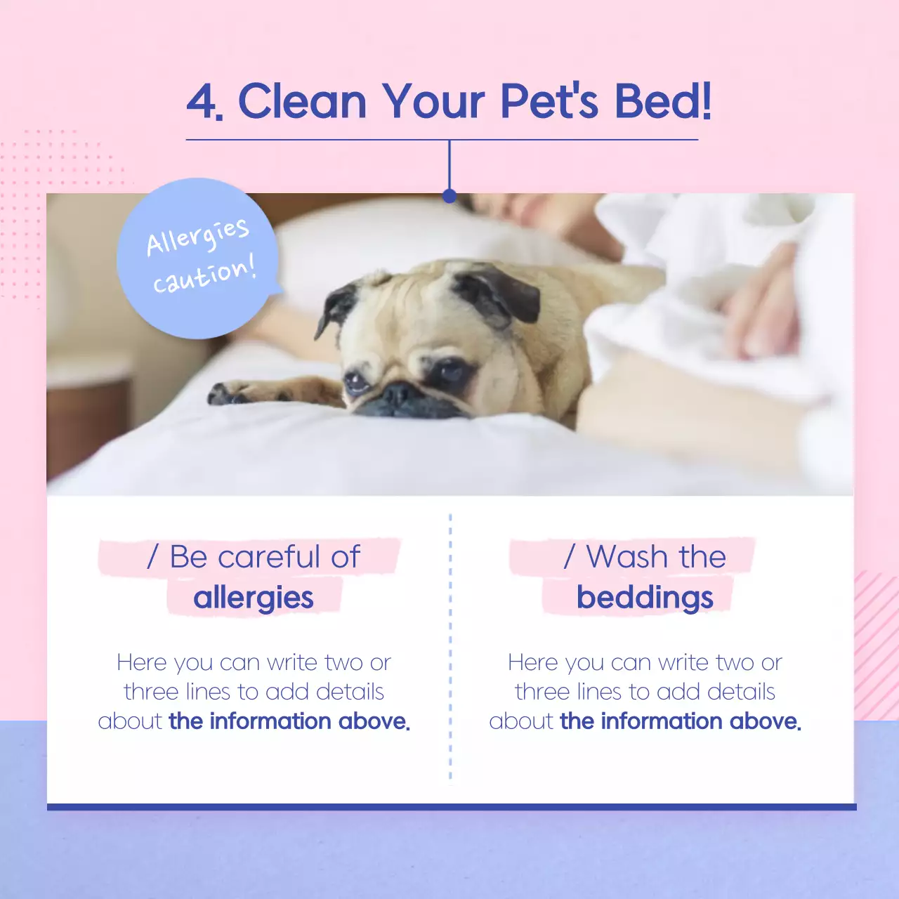 Pink Minimal Pet Guide Instagram Carousel