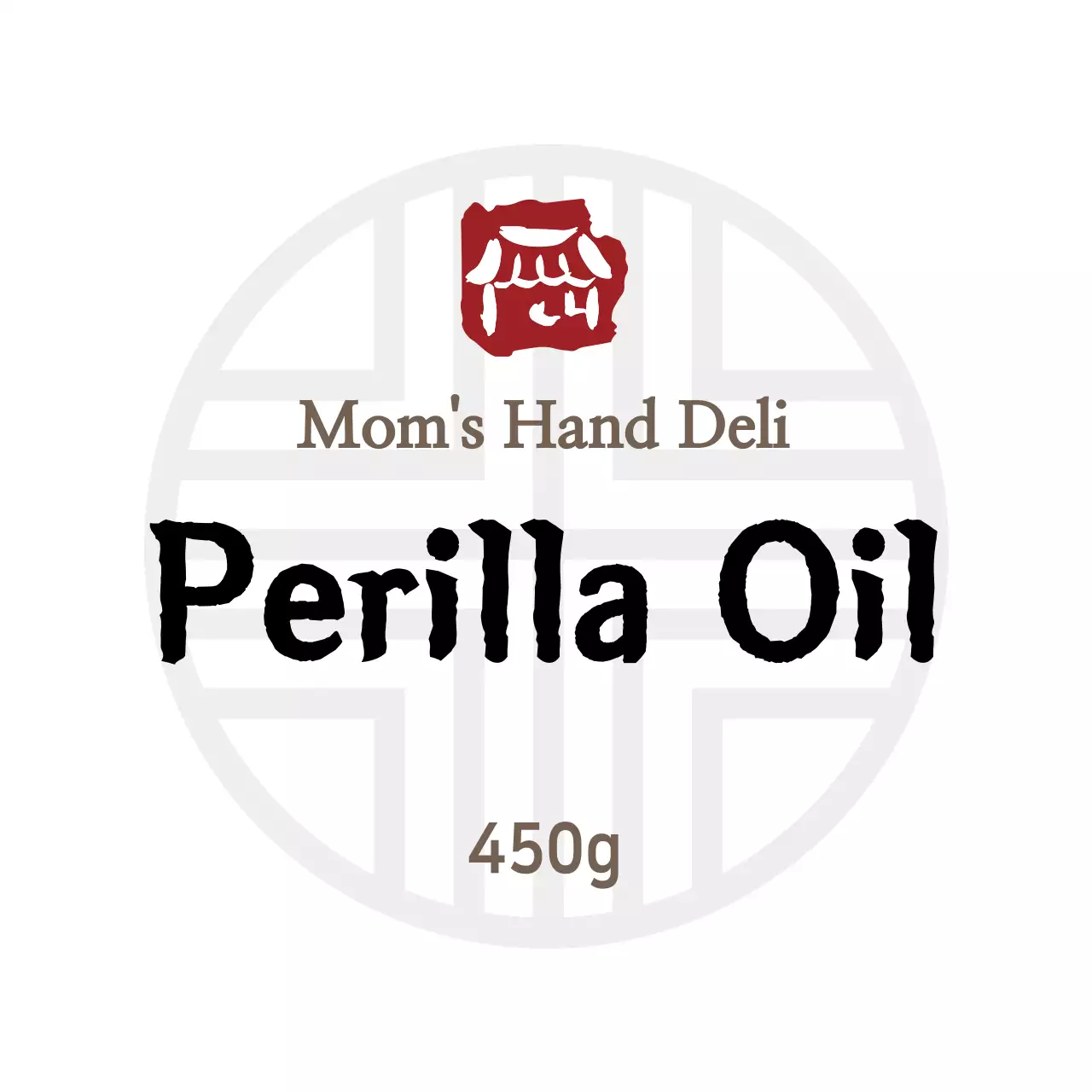 Stiker perilla untuk label sederhana berwarna putih