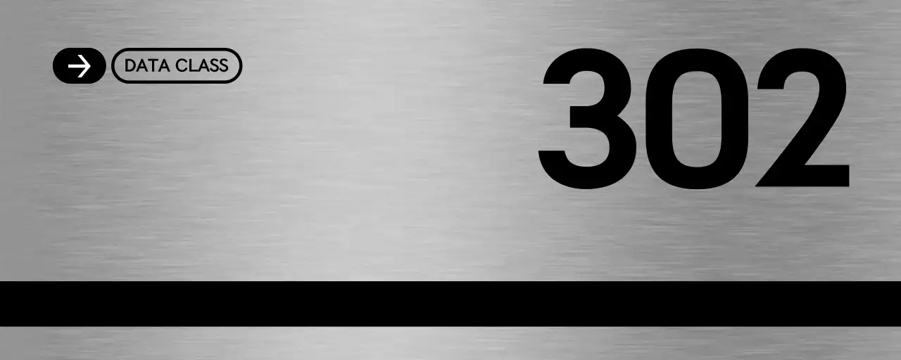 Coding school class name tags with large black room numbers.