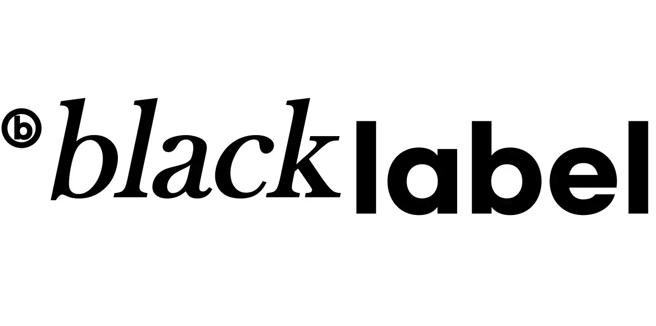 Simple, emotional font combination in black logo style