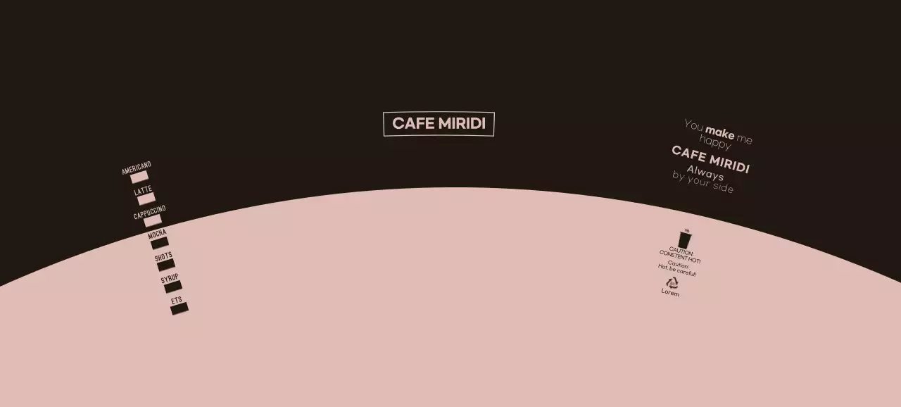 black pink clean symbol cafe