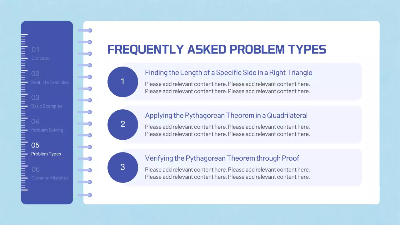 Blue Modern Math Guide Presentation