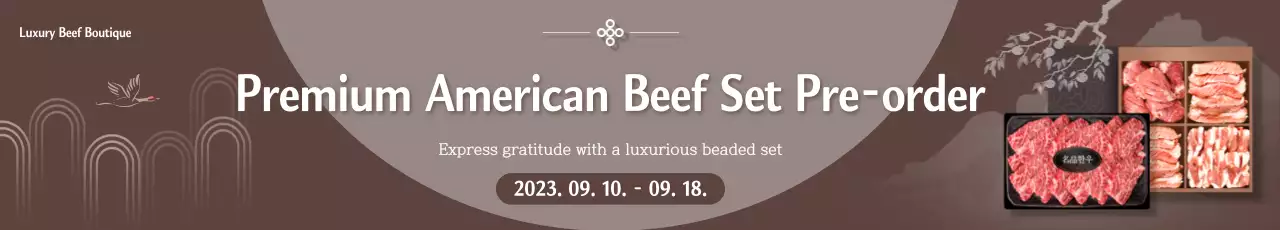 Chuseok Korean Beef Set Pre-Reservation Guide