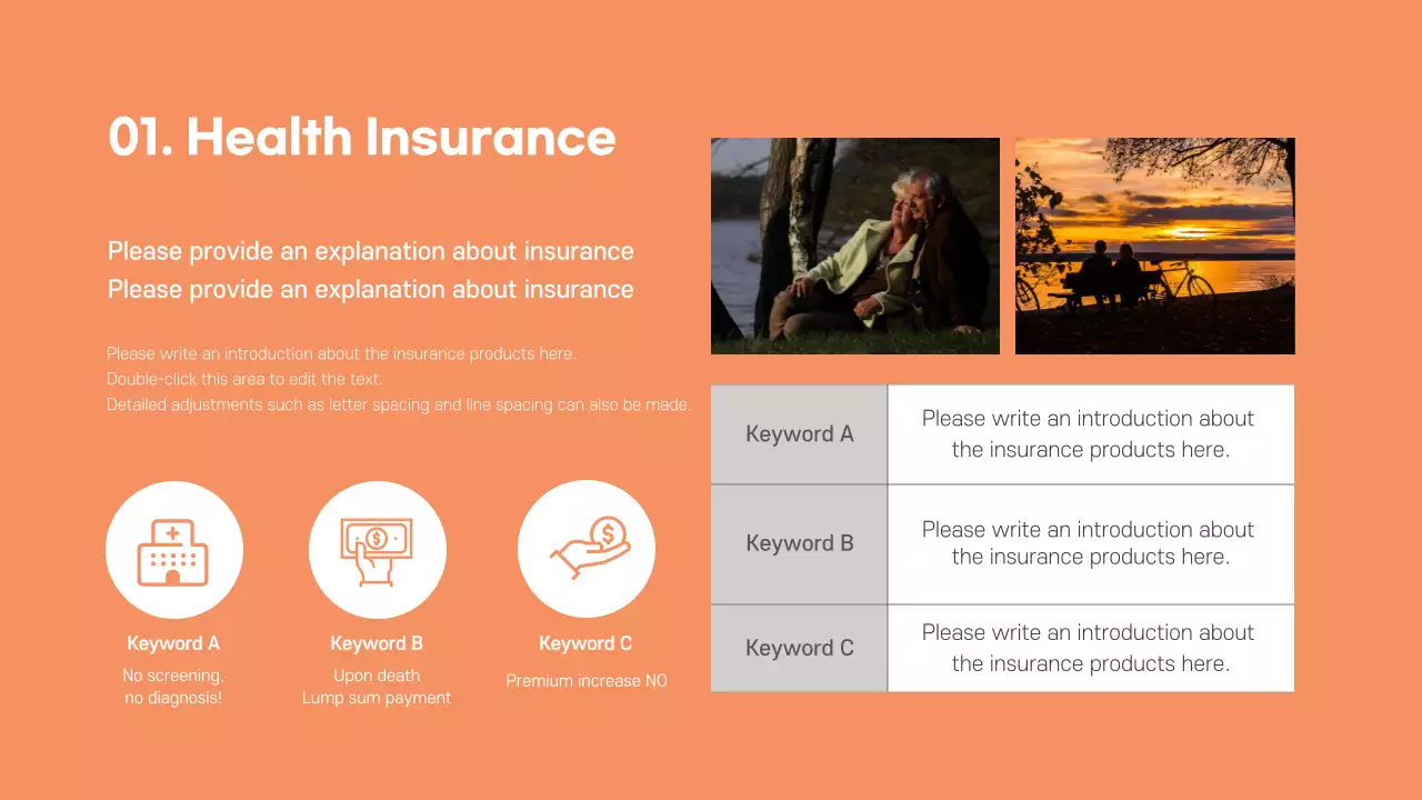 White Modern Insurance Promotion Presentation
