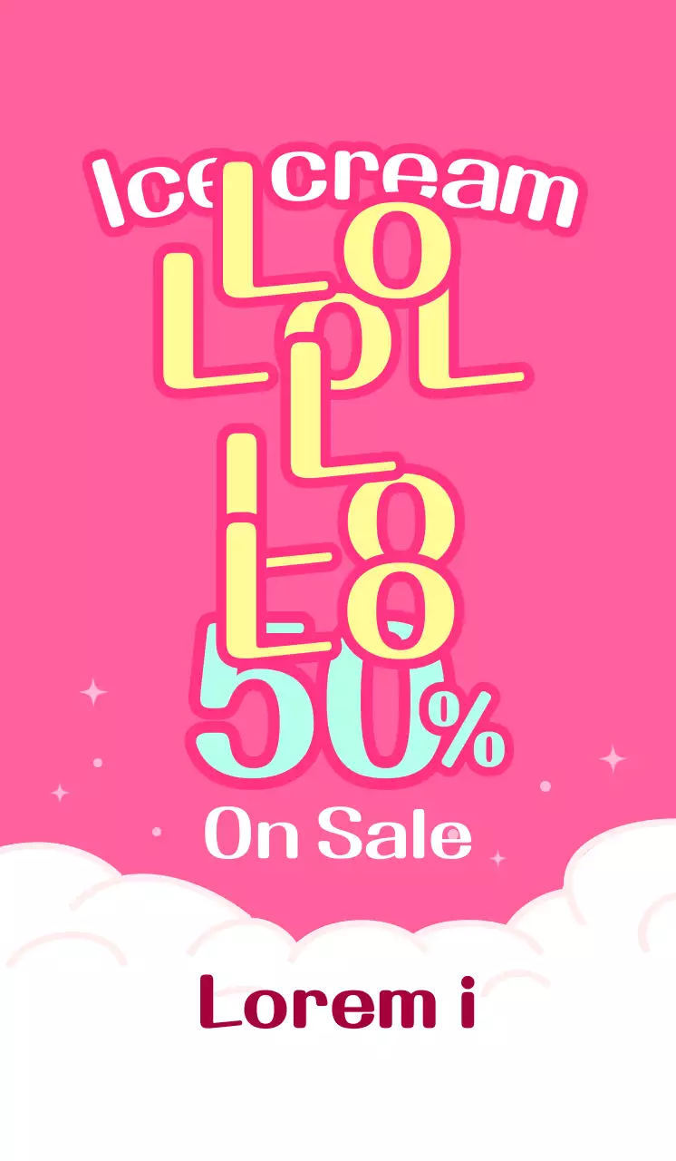 A pink and light blue ice cream parlor