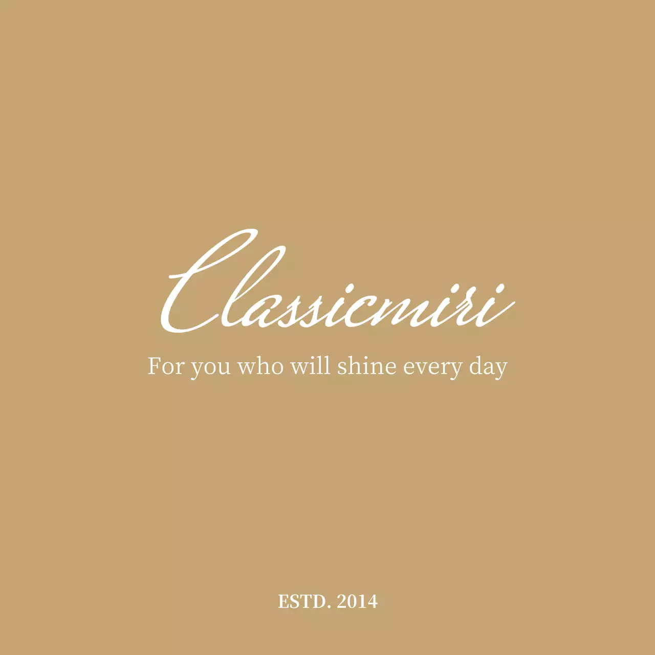 Promote a jewelry store with an English cursive concept