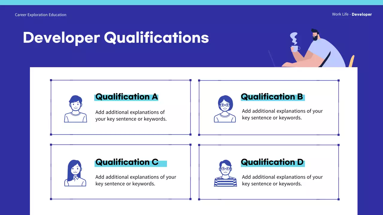 Blue Modern Career Presentation