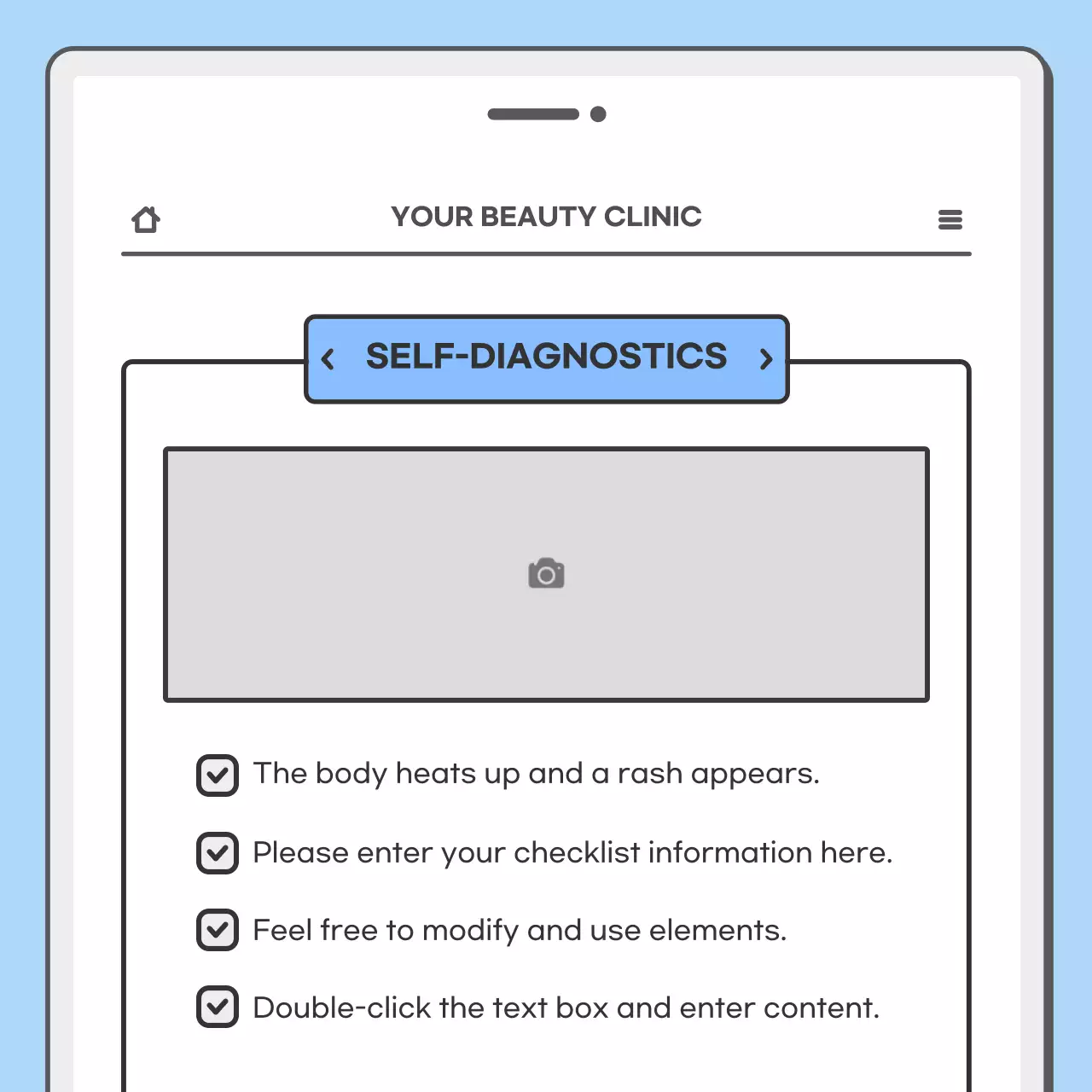 Blue Simple Medical News Announcement Instagram Carousel