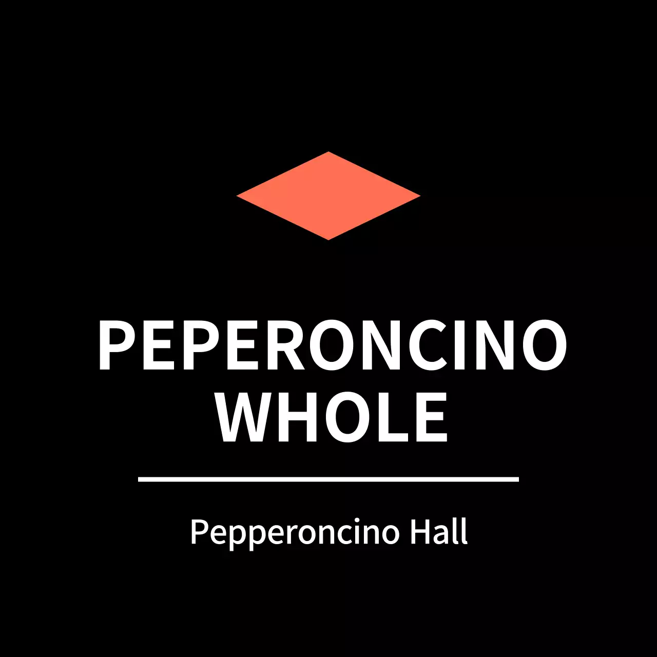 Nhãn dán lỗ pepperoncino đơn giản màu đen cho món ăn phụ