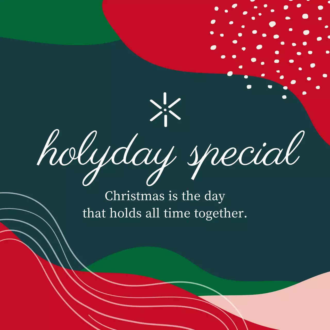 Label Bungkus Kado Natal Berwarna Merah Hijau