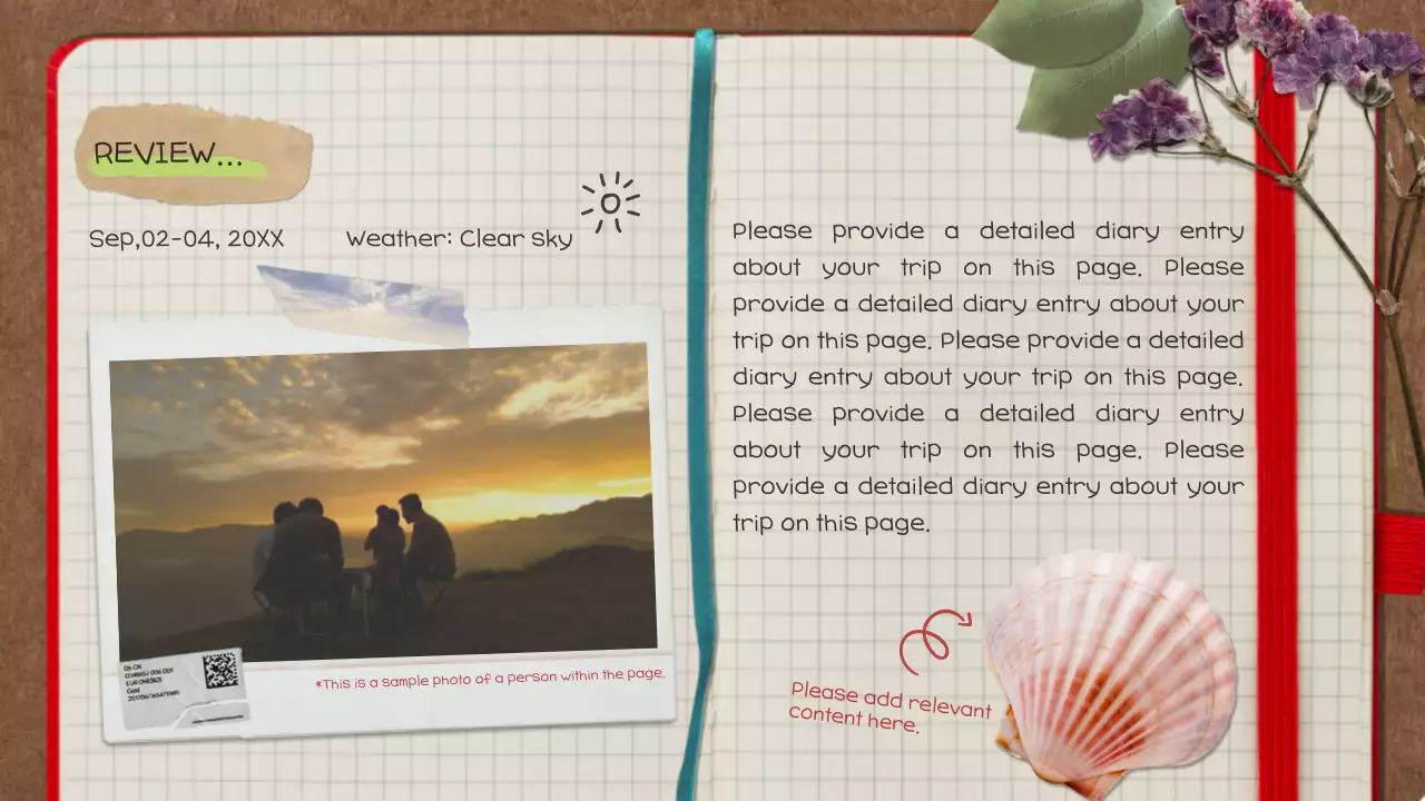 브라운 빈티지 여행 일기 프레젠테이션