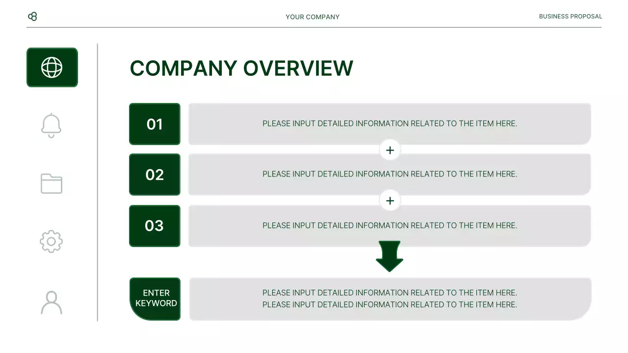 Green Minimal Business Proposal Presentation