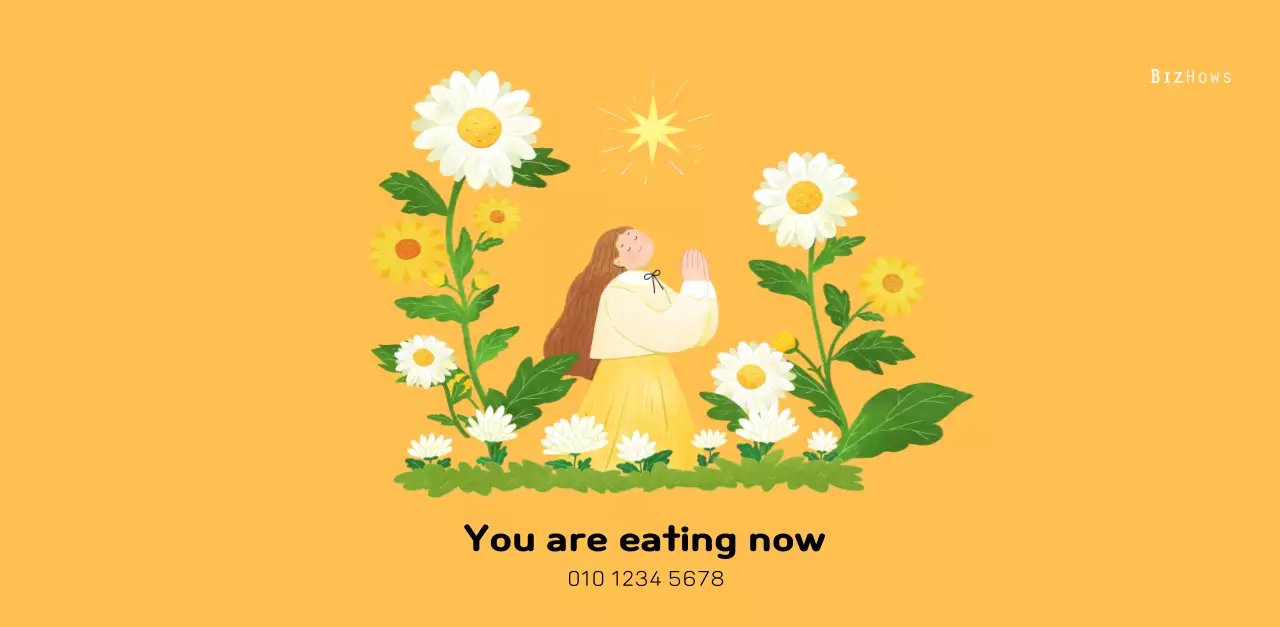 New Year's calendar with a warm, illustrated feel