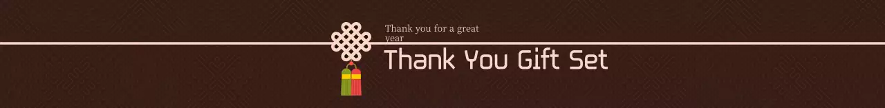 Set Hadiah Ucapan Terima Kasih Tradisional Coklat
