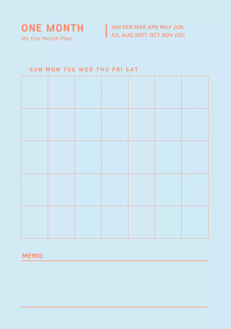 Công cụ lập kế hoạch hàng tháng