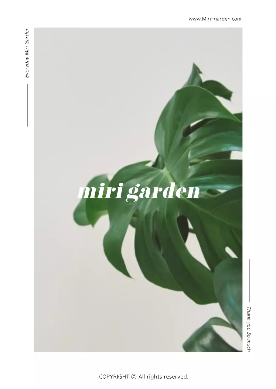 Interior botani yang emosional