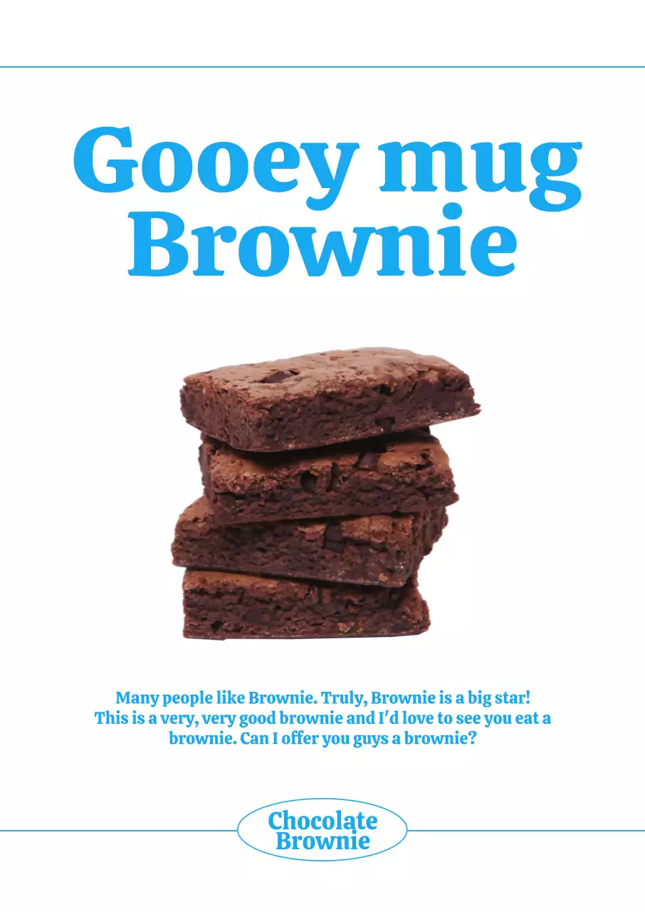 Memperkenalkan menu kafe musim panas yang berwarna biru