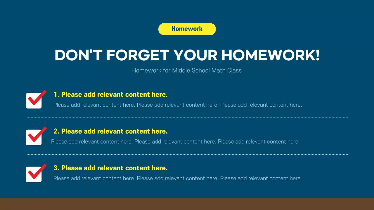 Blue Retro Math Course Presentation