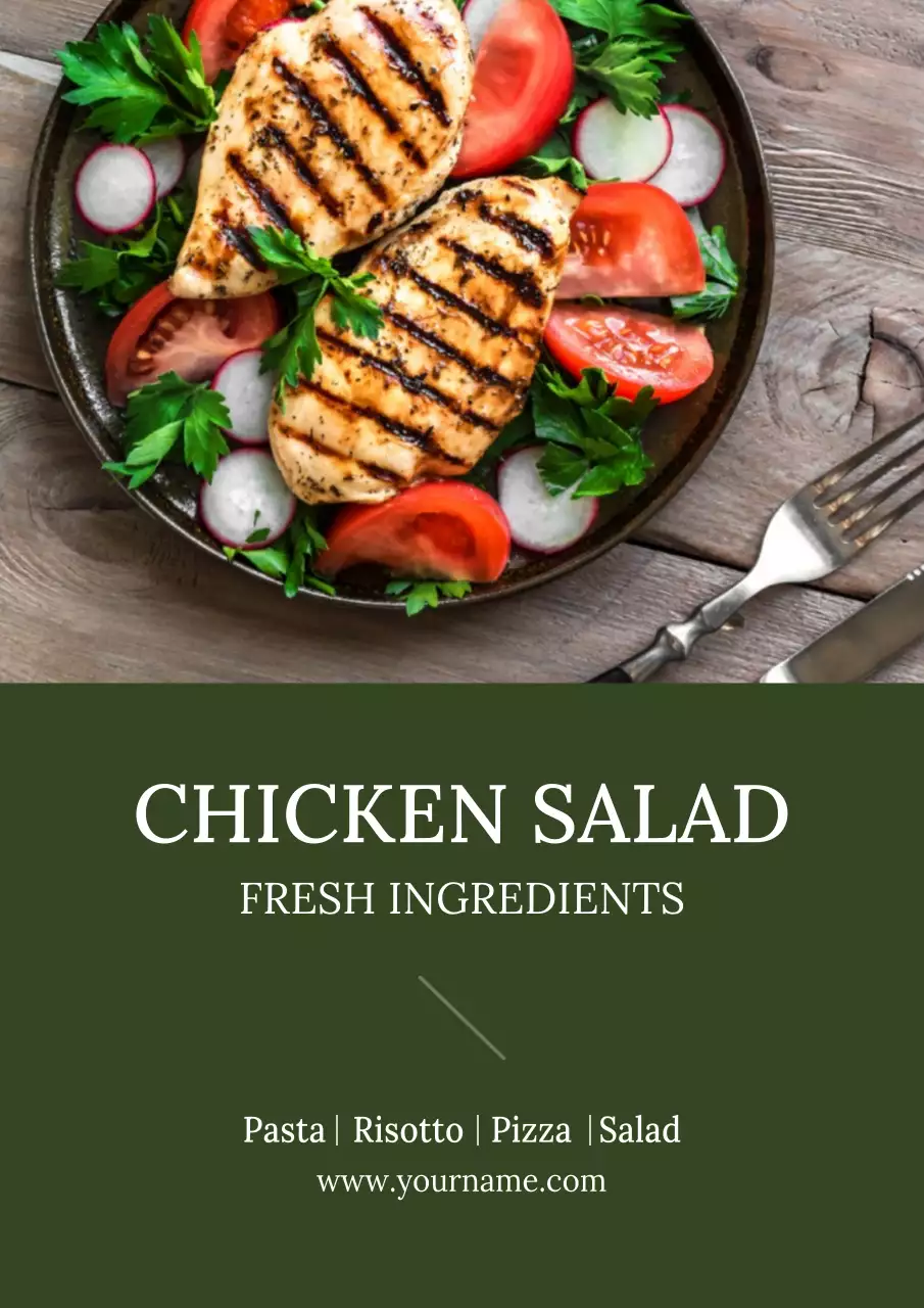 Promote a green, clean form menu