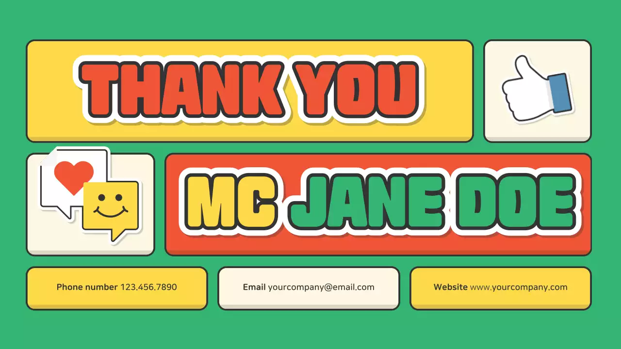 Green Playful Mc Portfolio Advertisement Presentation