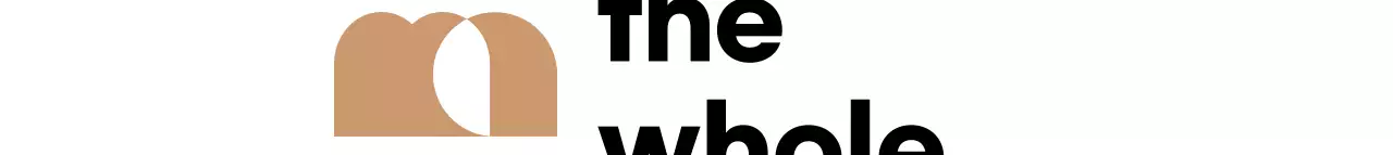 Mempromosikan kafe dengan logo krem dan hitam dalam warna-warna kalem