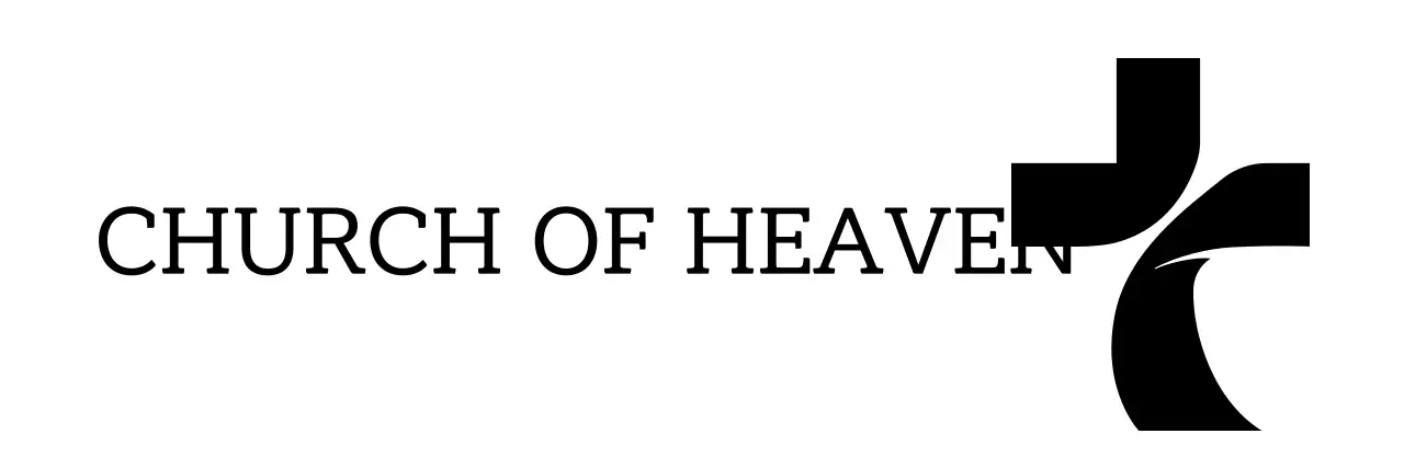 Plain and simple church design with a black cross symbol logo