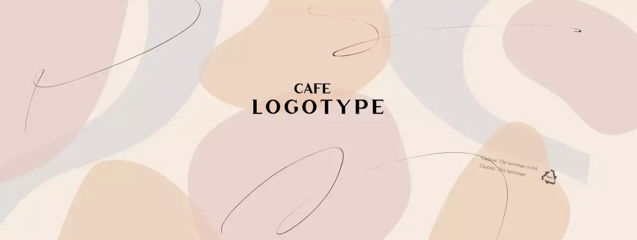 Beige Modern Shapes Pattern