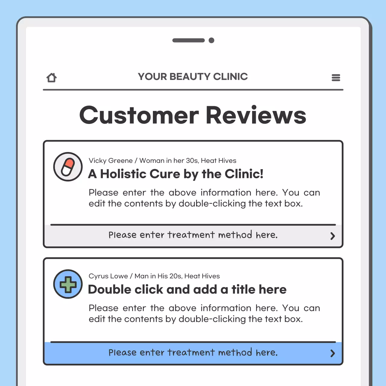 Blue Simple Medical News Announcement Instagram Carousel
