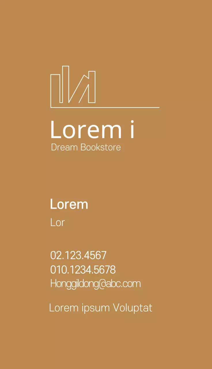 brown pink illustration simple bookstore bookshop