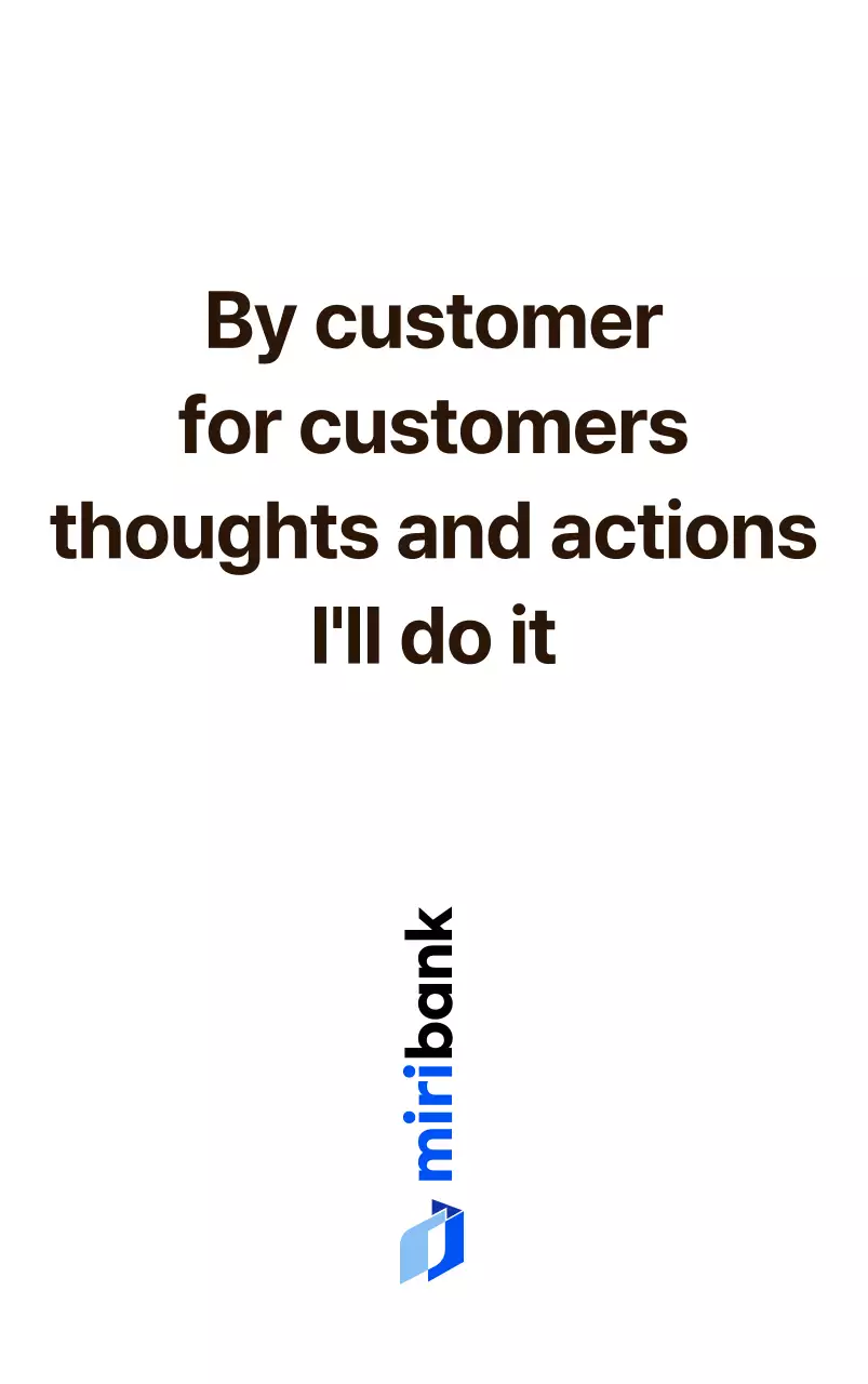 Untuk mempromosikan bank dengan logo biru dan hitam