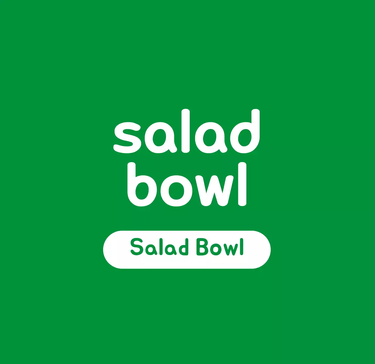 Green Simple Salad Shop