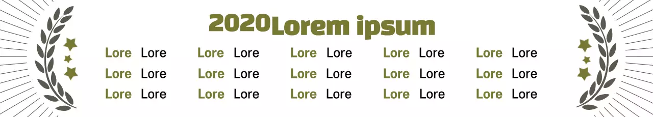 Banner de anúncio do prêmio tradicional de ouro