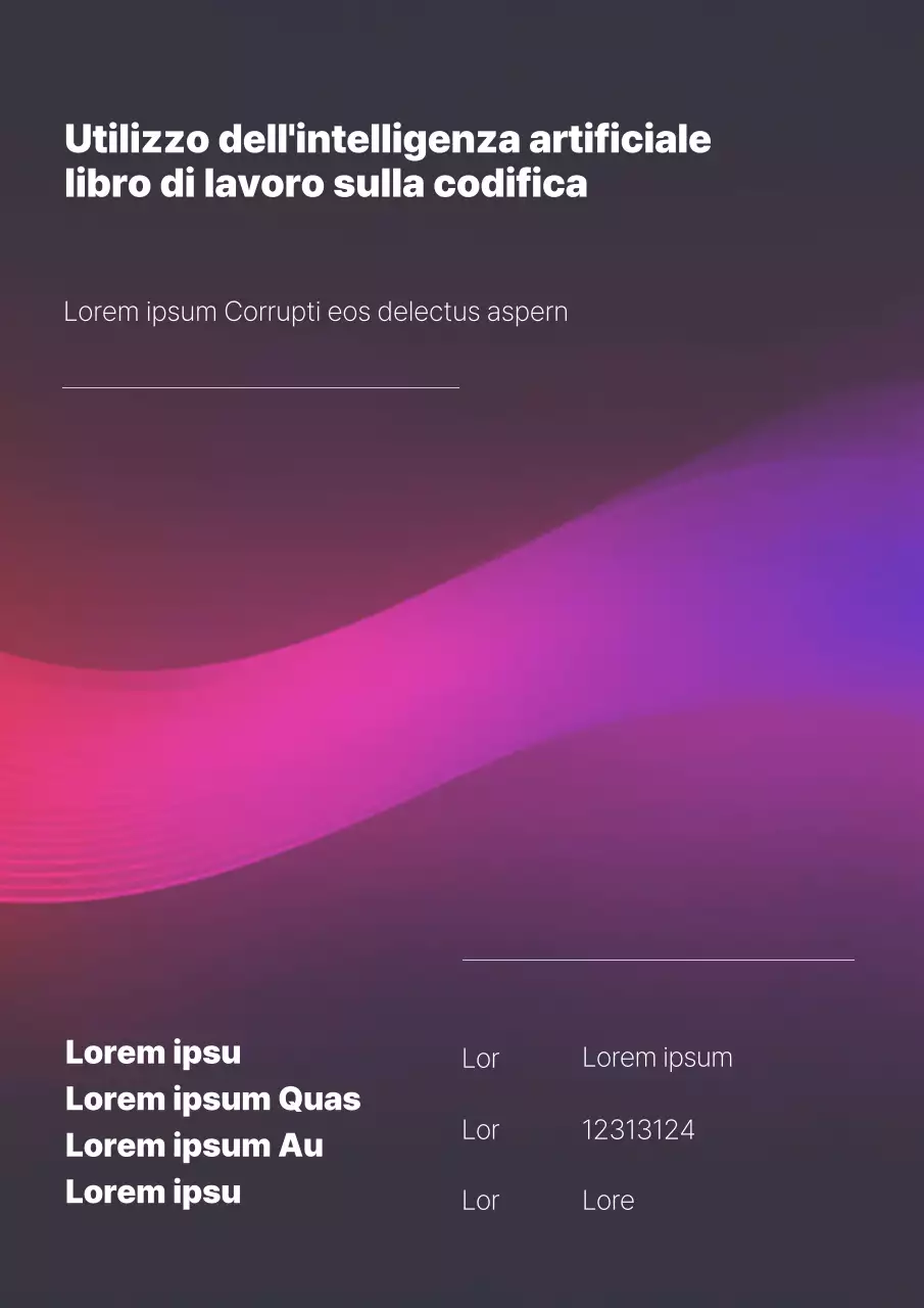 Manuale di codifica dell'intelligenza artificiale con Purple Waves