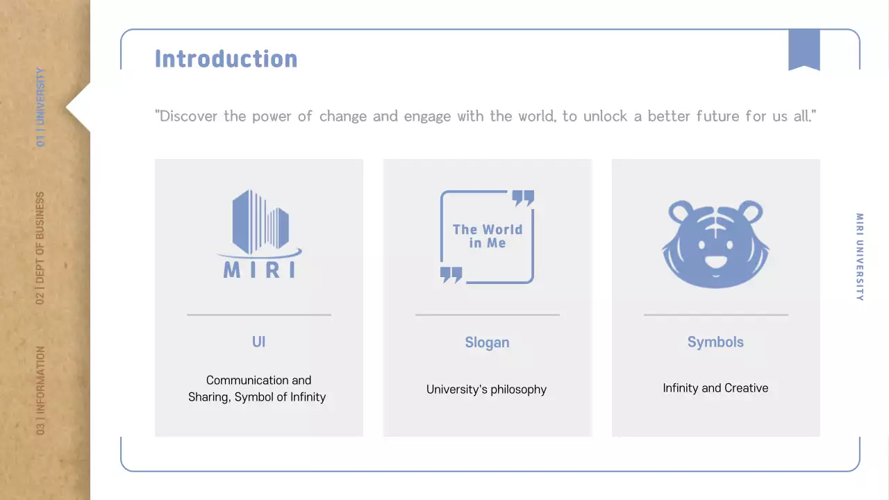 Beige Modern University Guide Presentation