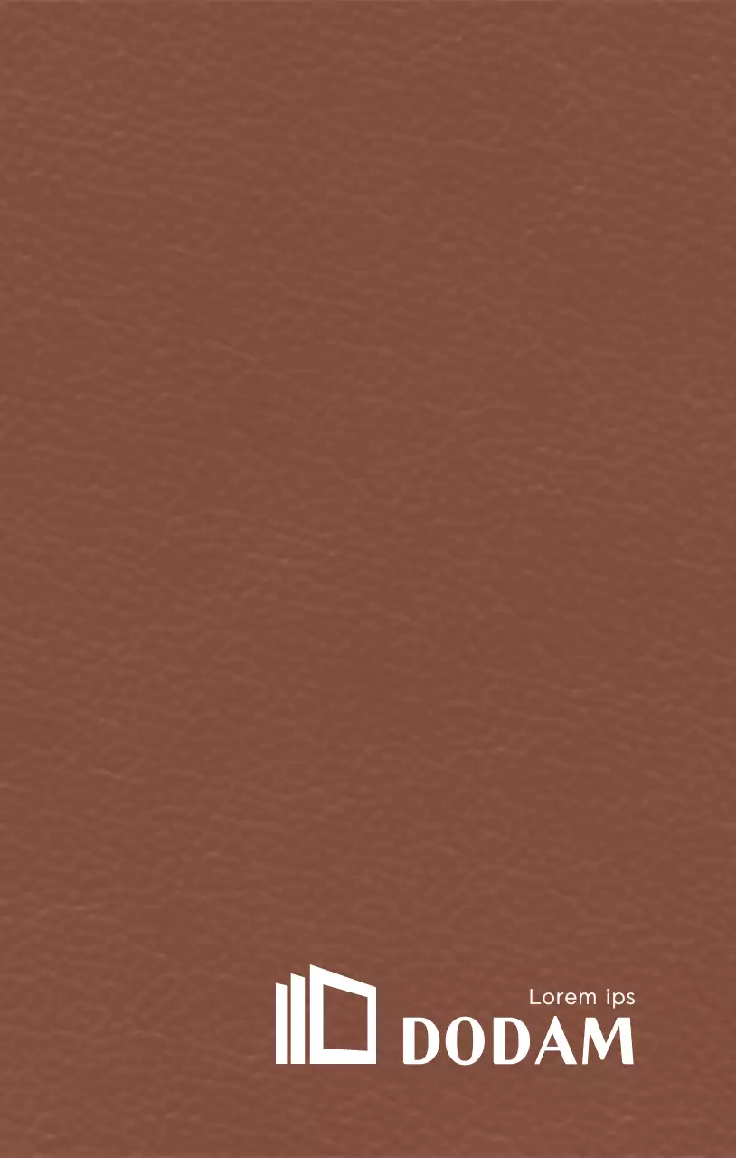 Logo Symbolic Concept Corporate promotional items with neat paper layers.