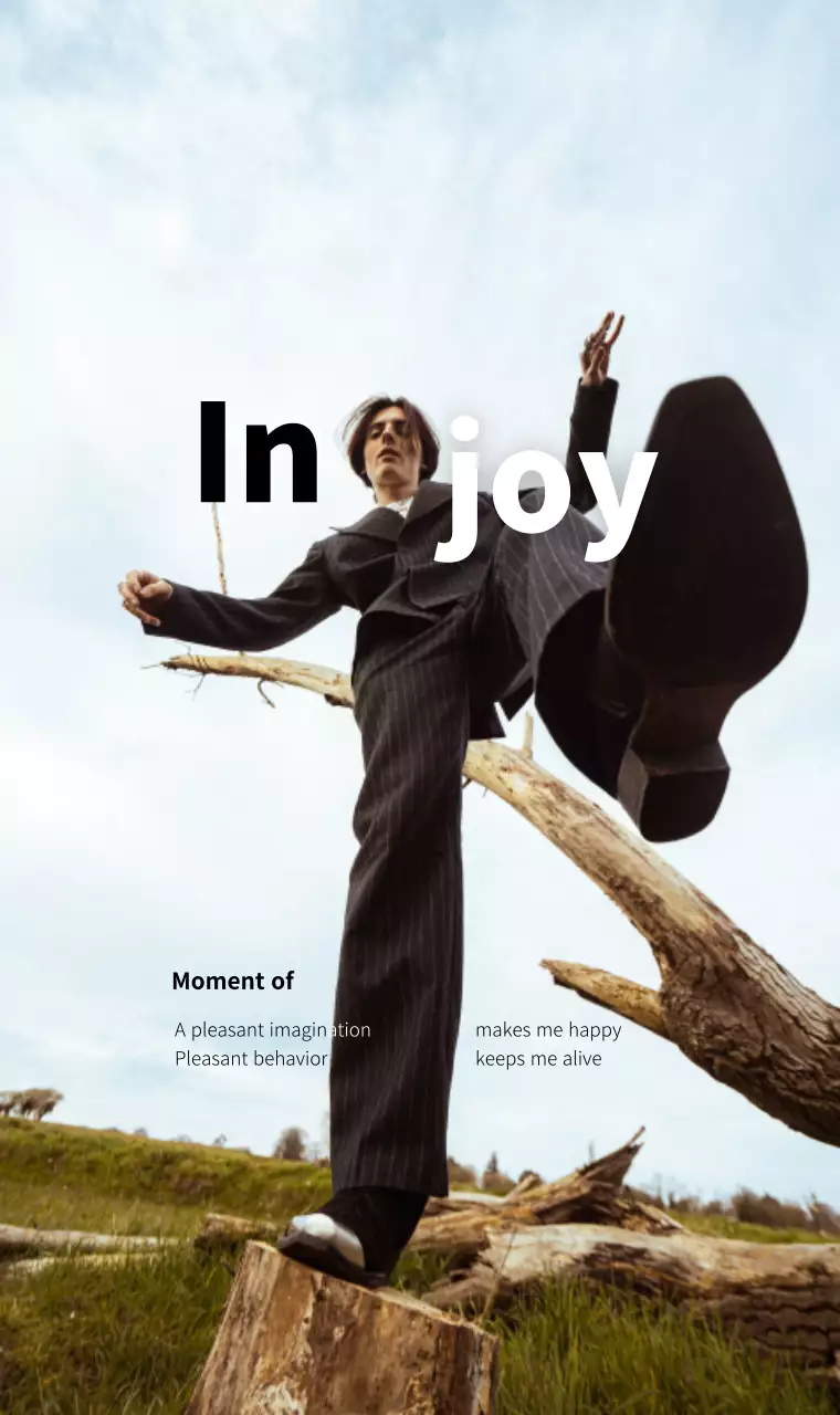 Magazine Concept Photography and Calligraphy Design