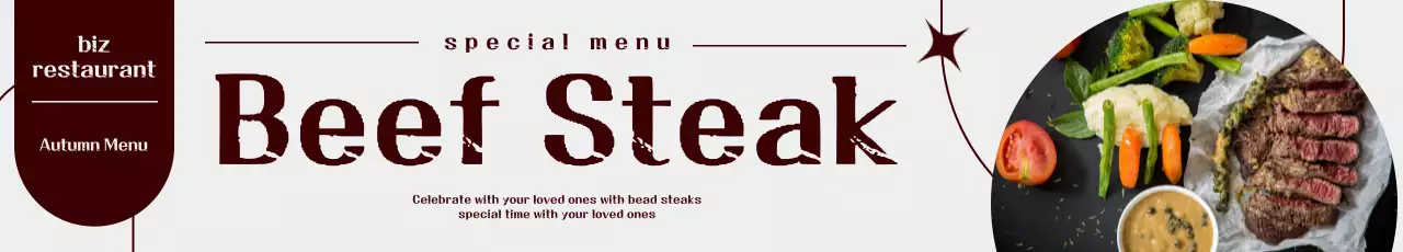 Spanduk bergaya dengan foto tiang pancang dalam bingkai setengah lingkaran