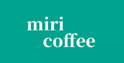 Cafe Ballette with a turquoise background with a logo in English