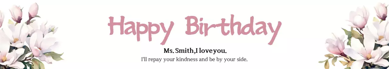 Promote a happy anniversary with pink-toned flowers on a white background