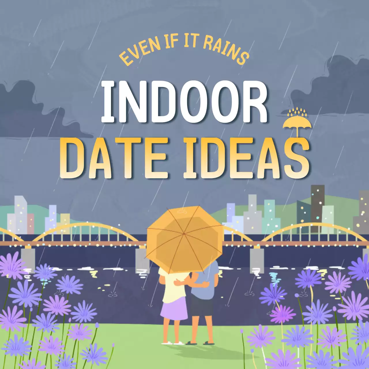 Grey Modern Date Guide Instagram Post