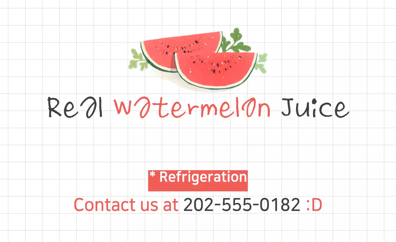 Red Simple Juice Promotion Banner