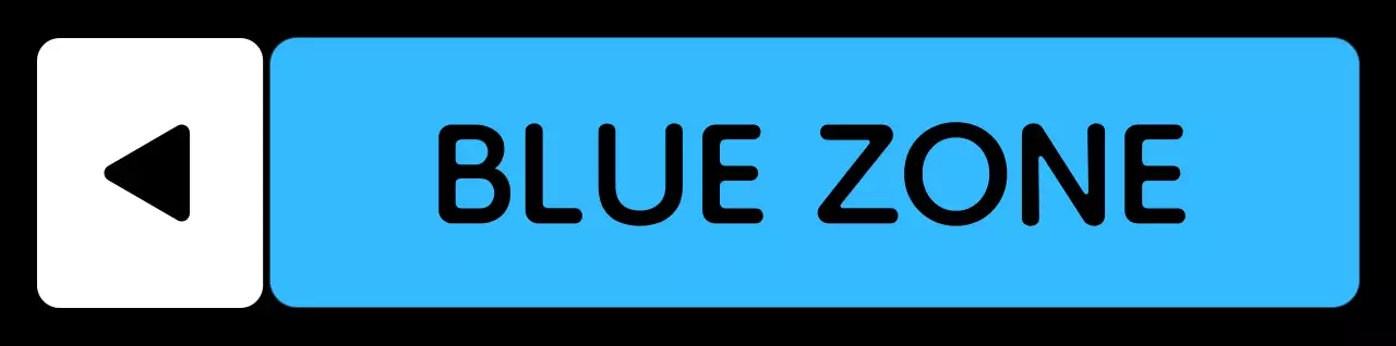 A simple zone guide with green-blue-purple color coding and triangle-square geometry.