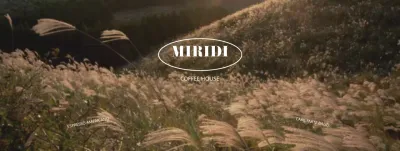 Promote your cafe with a warm, autumnal reed landscape